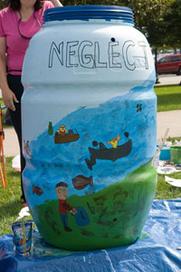 PHOTO: "MADKA" rain barrel