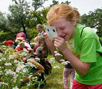 PHOTO: camp kids with butterfly net