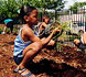 PHOTO: kids gardening