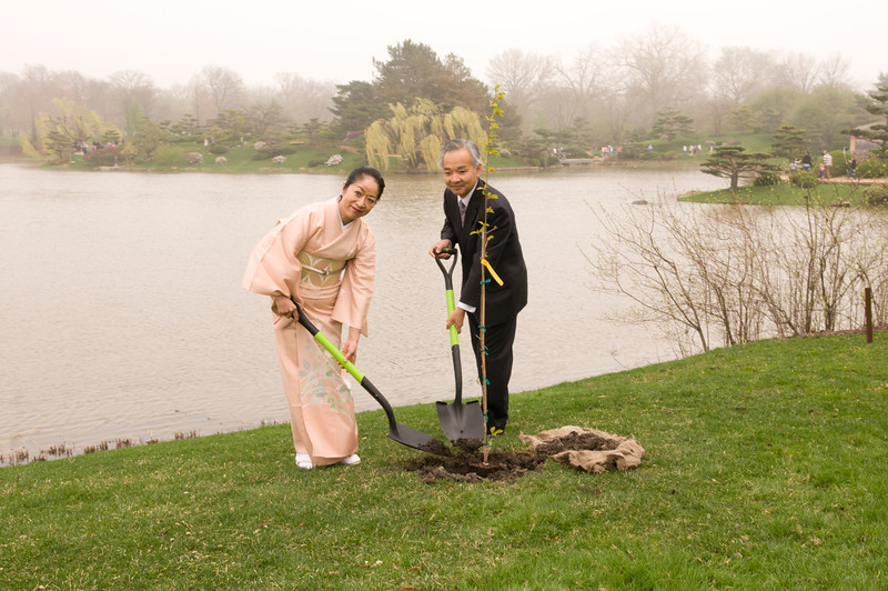 PHOTO: Last year's tree planting ceremony.