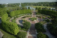 PHOTO: Heritage Garden from above.