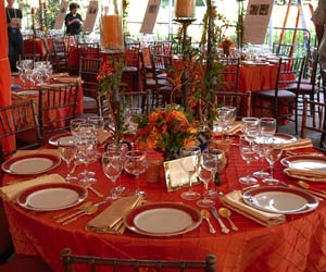 PHOTO: seated dinner event