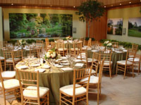 PHOTO: Table setting in Nichols Hall
