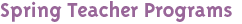 Educator Professional Development Programs