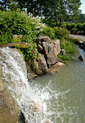 PHOTO: waterfall garden