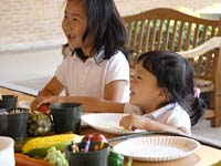 PHOTO: girls at family program