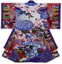 PHOTO: quilted kimono