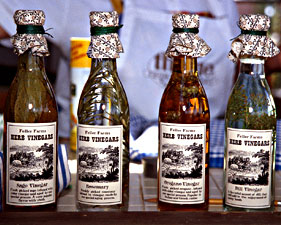 PHOTO: homemade vinegars