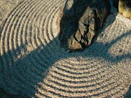 PHOTO: raked "zen" gravel