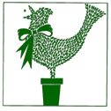 ILLUSTRATION: topiary bird