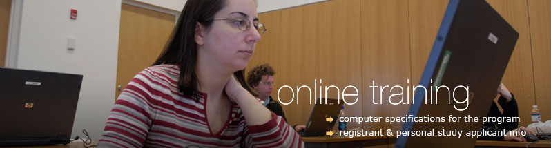 Online training information
