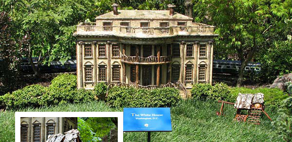 PHOTO: the Obama White House in miniature.