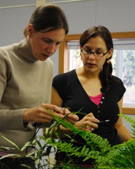 PHOTO: Nyree with student