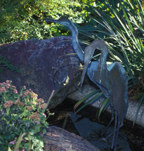 SCULPTURE: Heron Pair