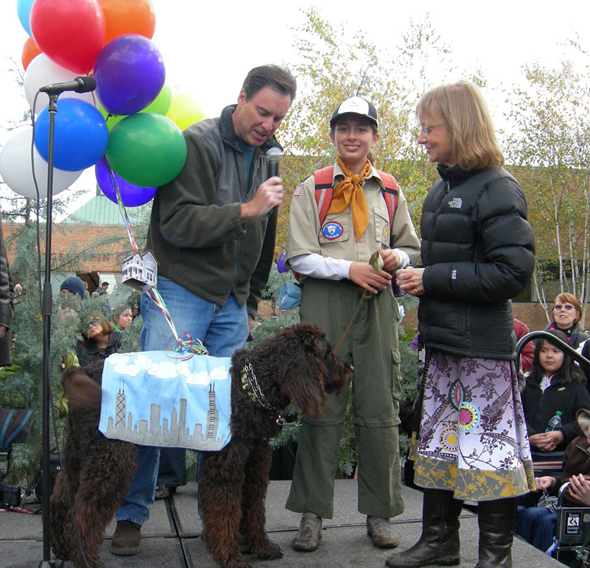 PHOTO: Elizabeth Armishaw and Barney