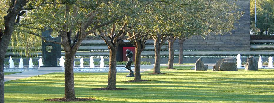 PHOTO: The sculpture garden at the Nasher Museum of Modern Art in Dallas, Texas