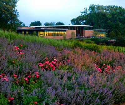 PHOTO: Science Center in fall bloom