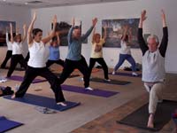 PHOTO: yoga class
