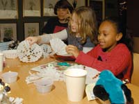 making snowflakes