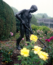 SCULPTURE: Boy Gardener