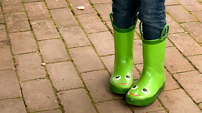 Recycle Rainboots Project