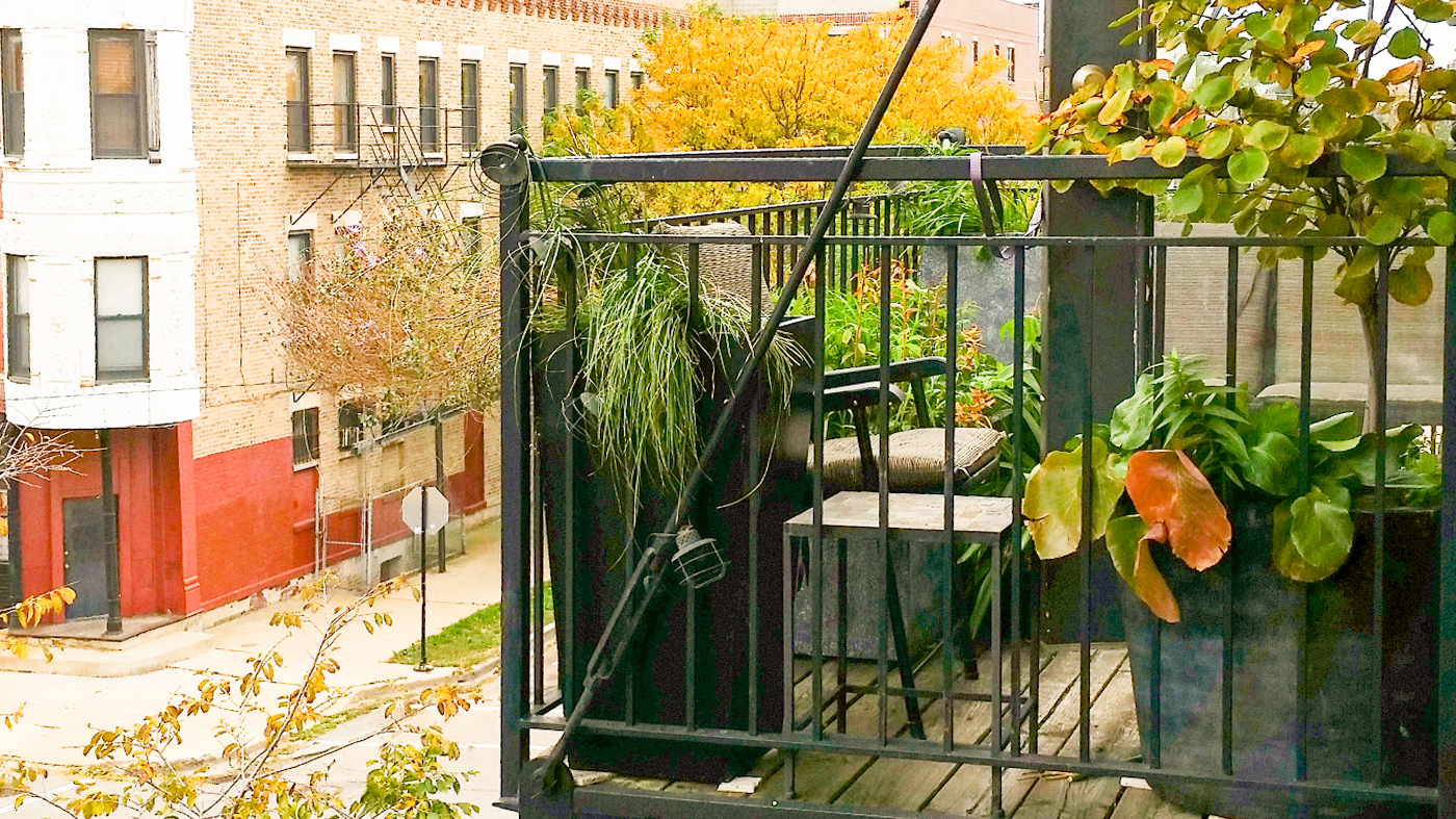 prairie on the balcony