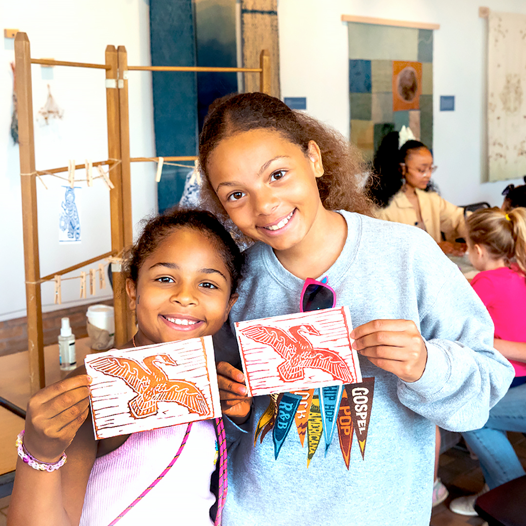 Printmaking with artist Camille Billie