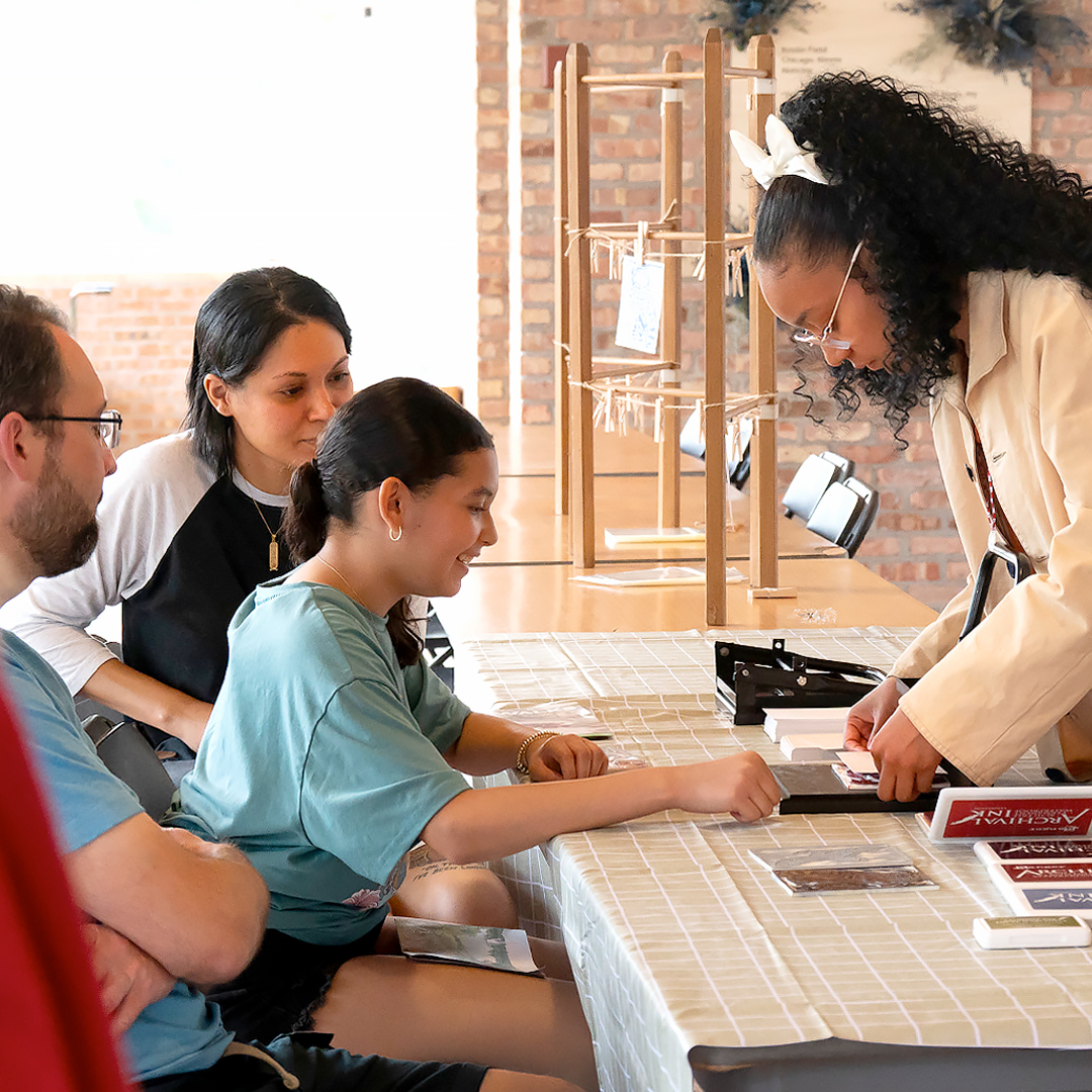 Printmaking with artist Camille Billie