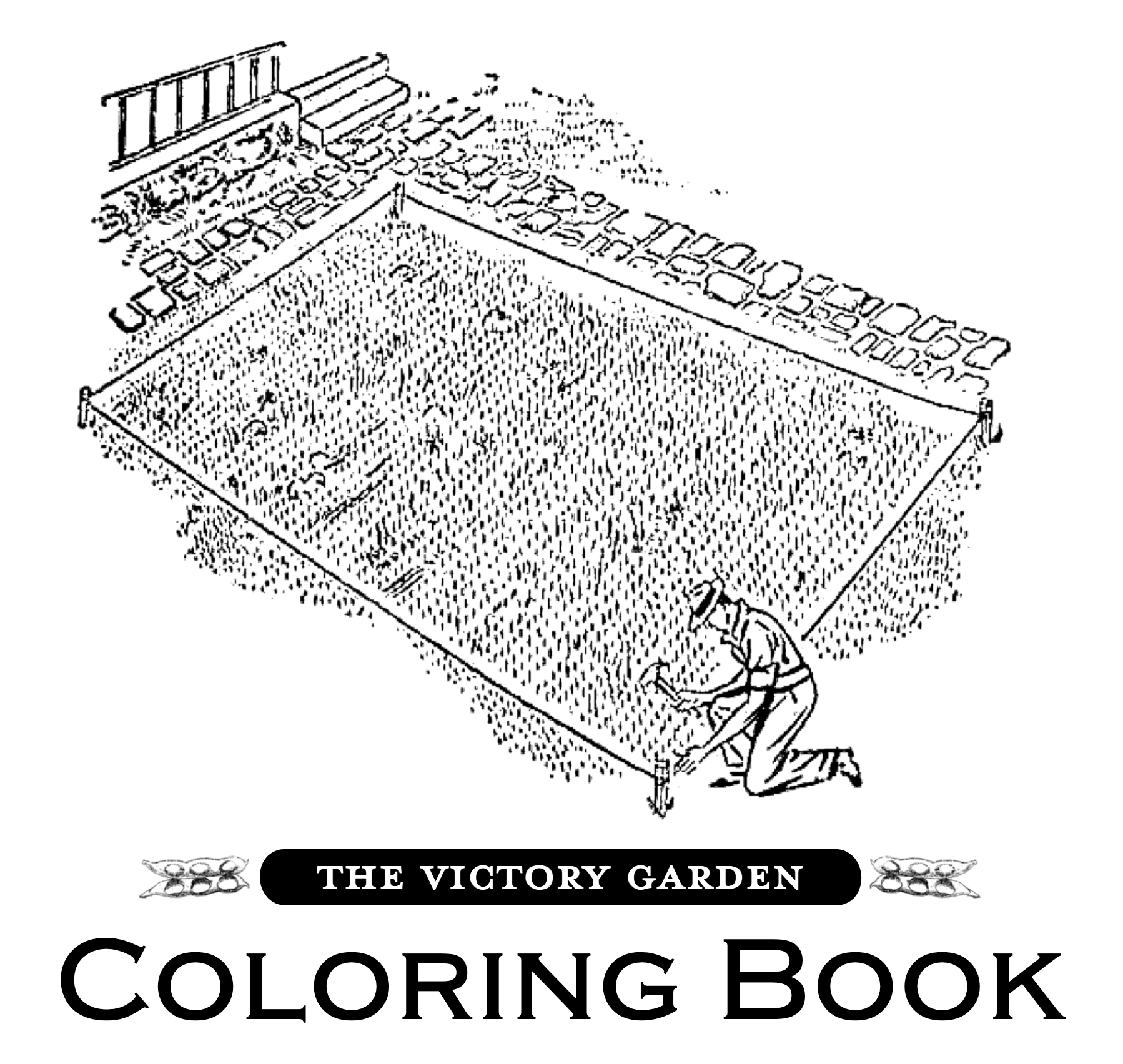 victory garden coloring book