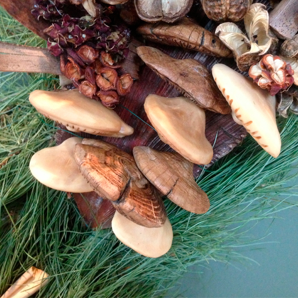 mushroom wreath
