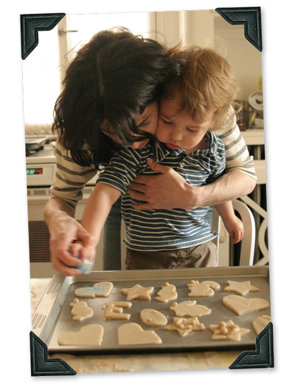 making cookies