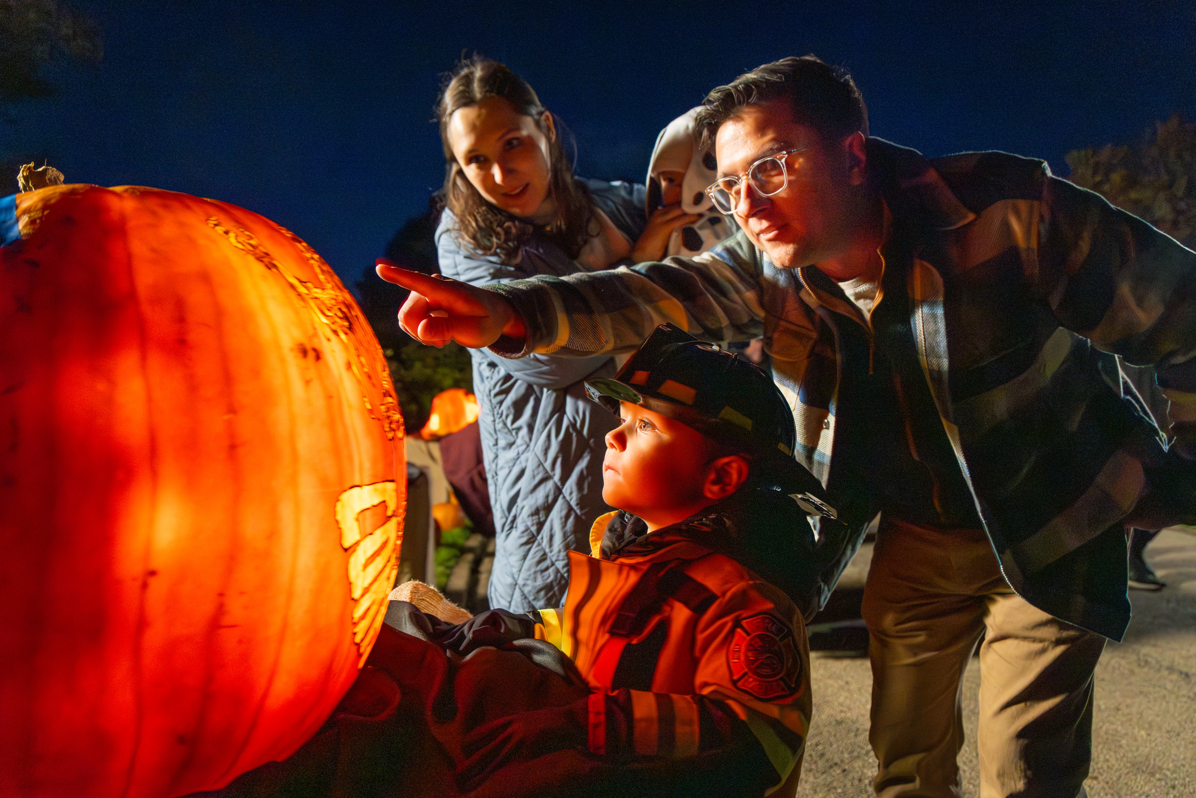 Night of 1,000 Jack-o'-Lanterns carved pumpkin portrait