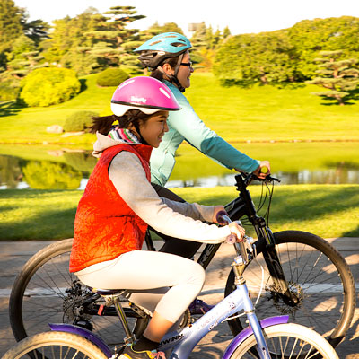 Biking at the Garden