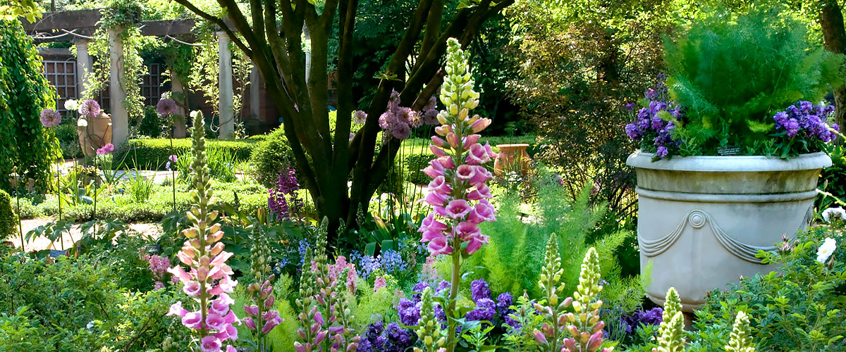 The English Walled Garden in Spring