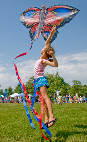 kite festival chicago botanic garden