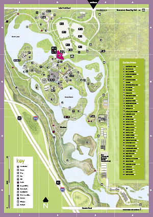 Garden Map Chicago Botanic Garden