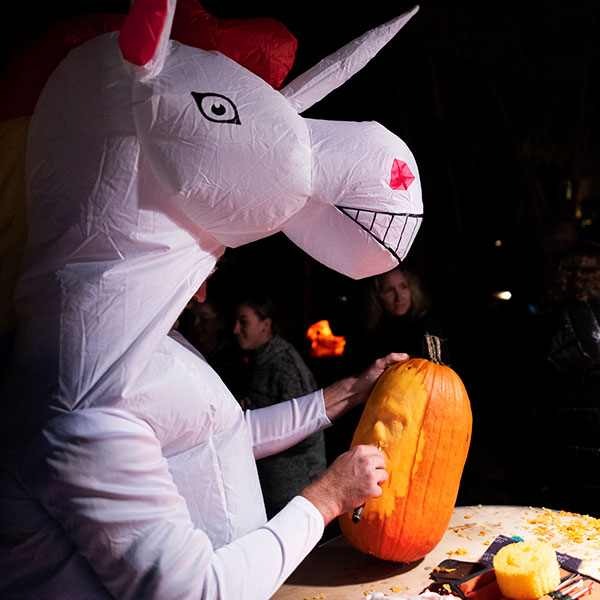 Live carving