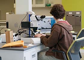 Microscopy lab