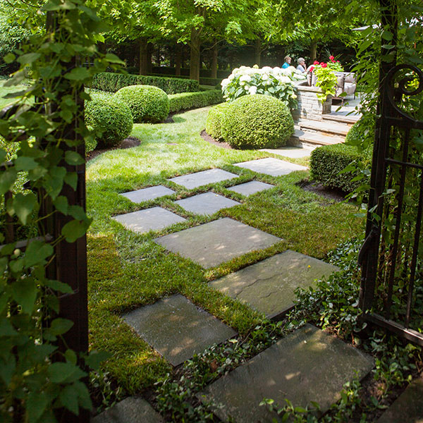 Paths in the garden