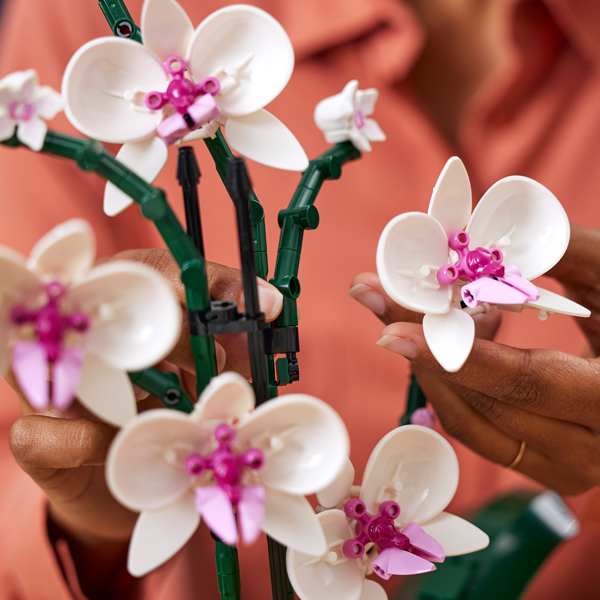 Lego orchid detail