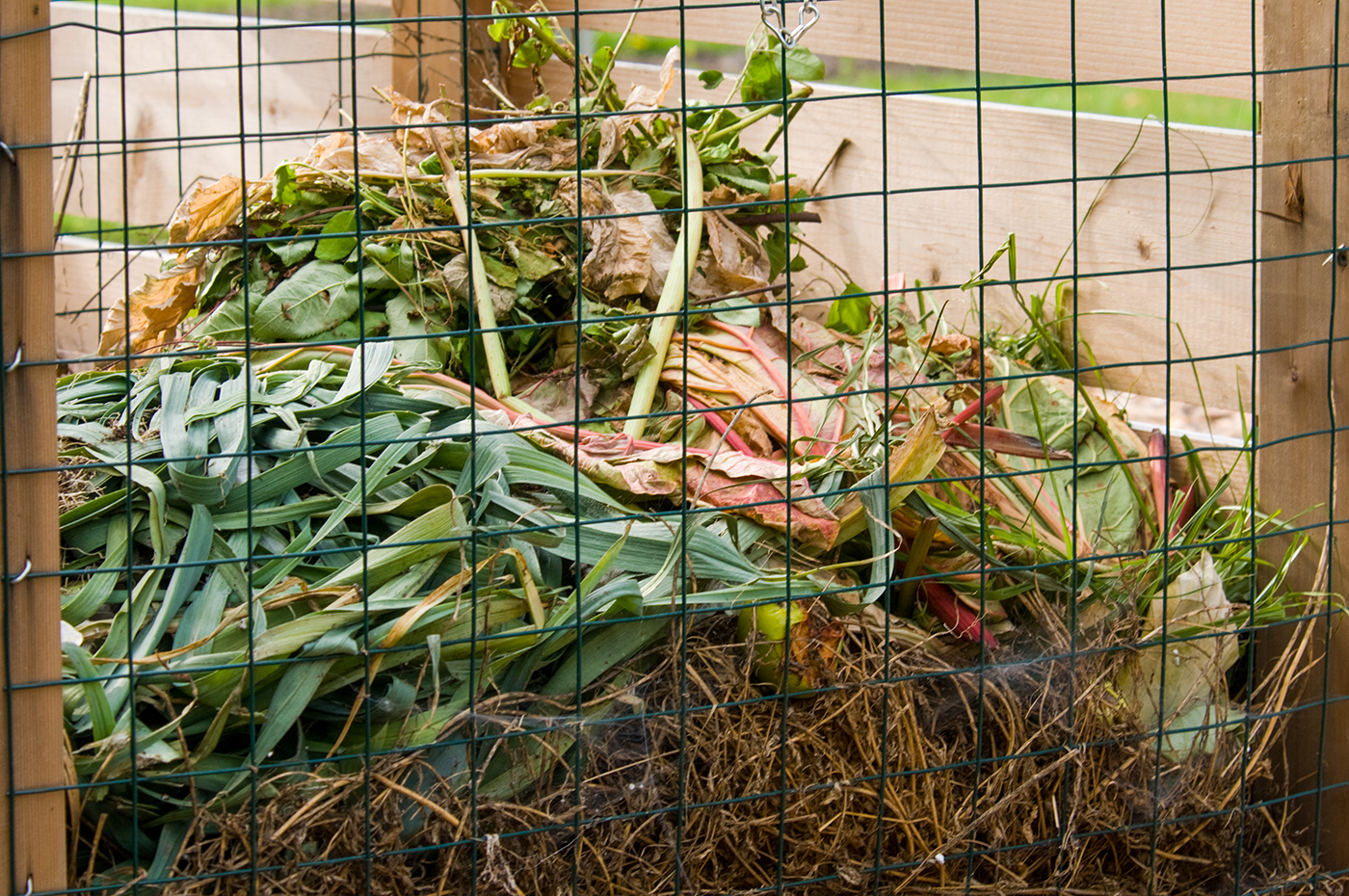 Composting pile