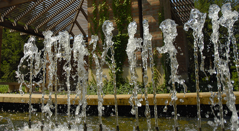 fountain in the esplanade