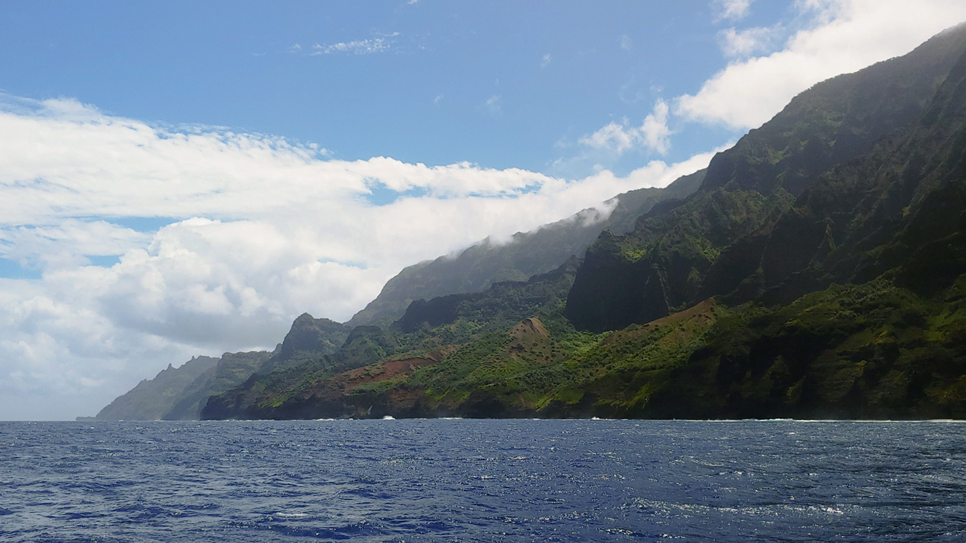 Sea cliffs of Kauai 