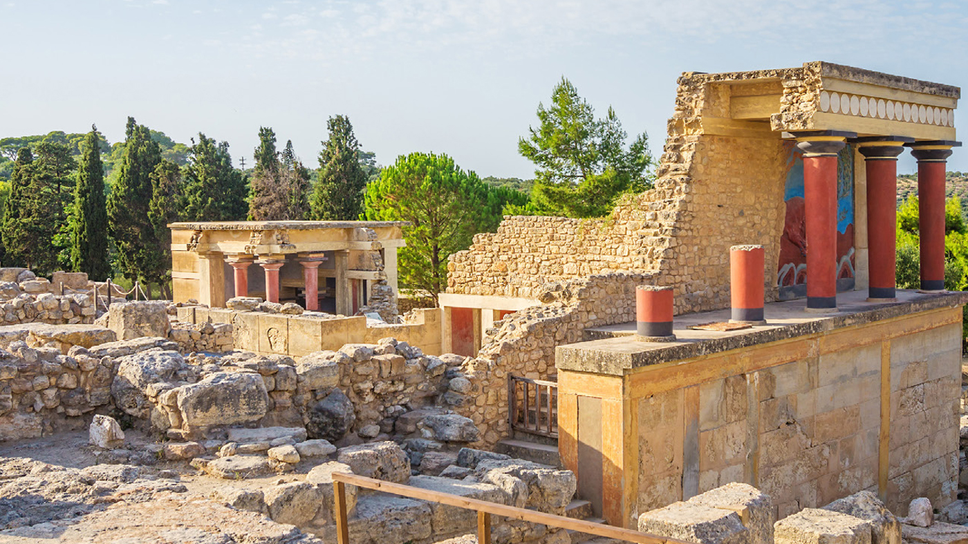 Knossos Palace Ruins, Crete, Greece