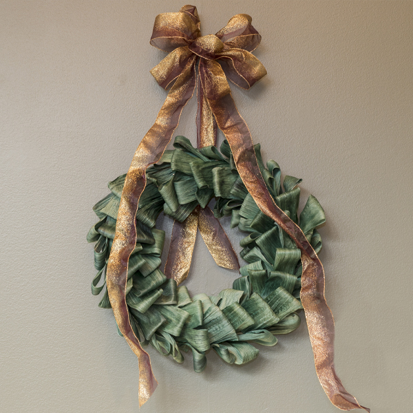 Wreath: grocery store inspiration