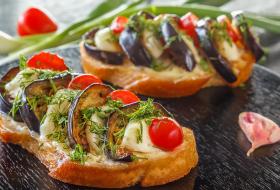 grilled eggplant sandwich