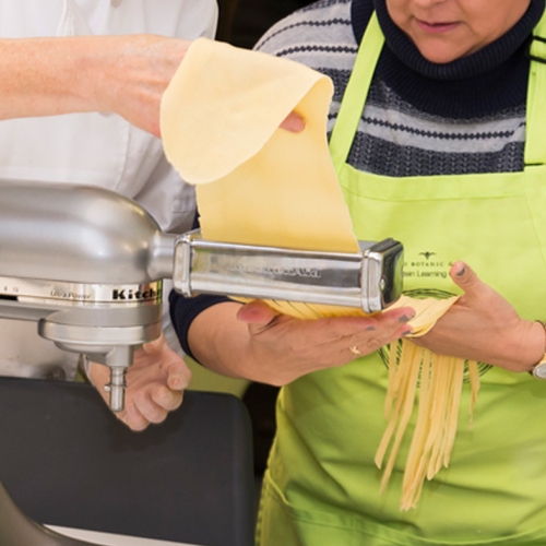 Cooking: pasta making