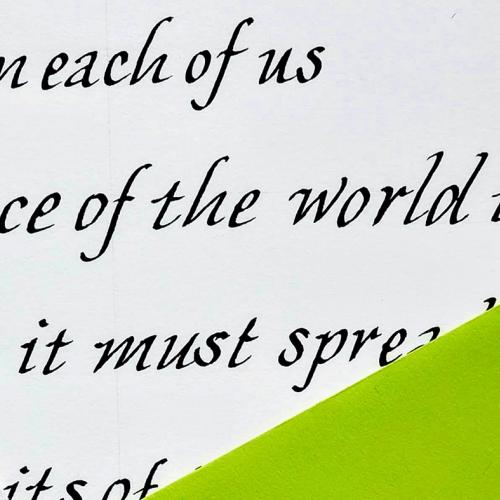 Adult Ed Botanical Arts Calligraphy