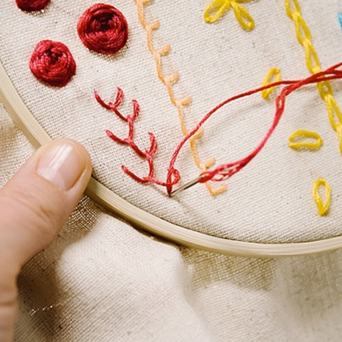 Adult Ed Botanical Arts Embroidery Basics