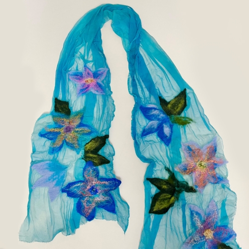 Adult Ed Botanic Arts Floral Inspired Nuno Scarf Workshop